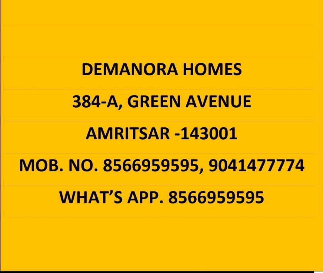 De Manora Homes - Unpretentious Hotel With A Garden , Posh Area Ranjit Avenue Amritsar Exteriér fotografie